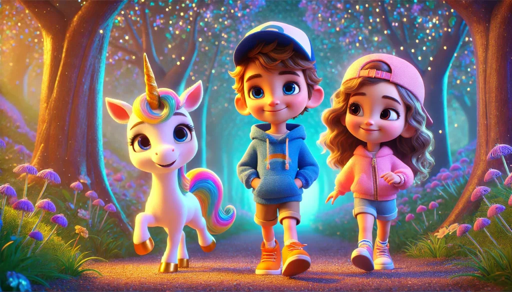 El Bosque de los Unicornios Brillantes